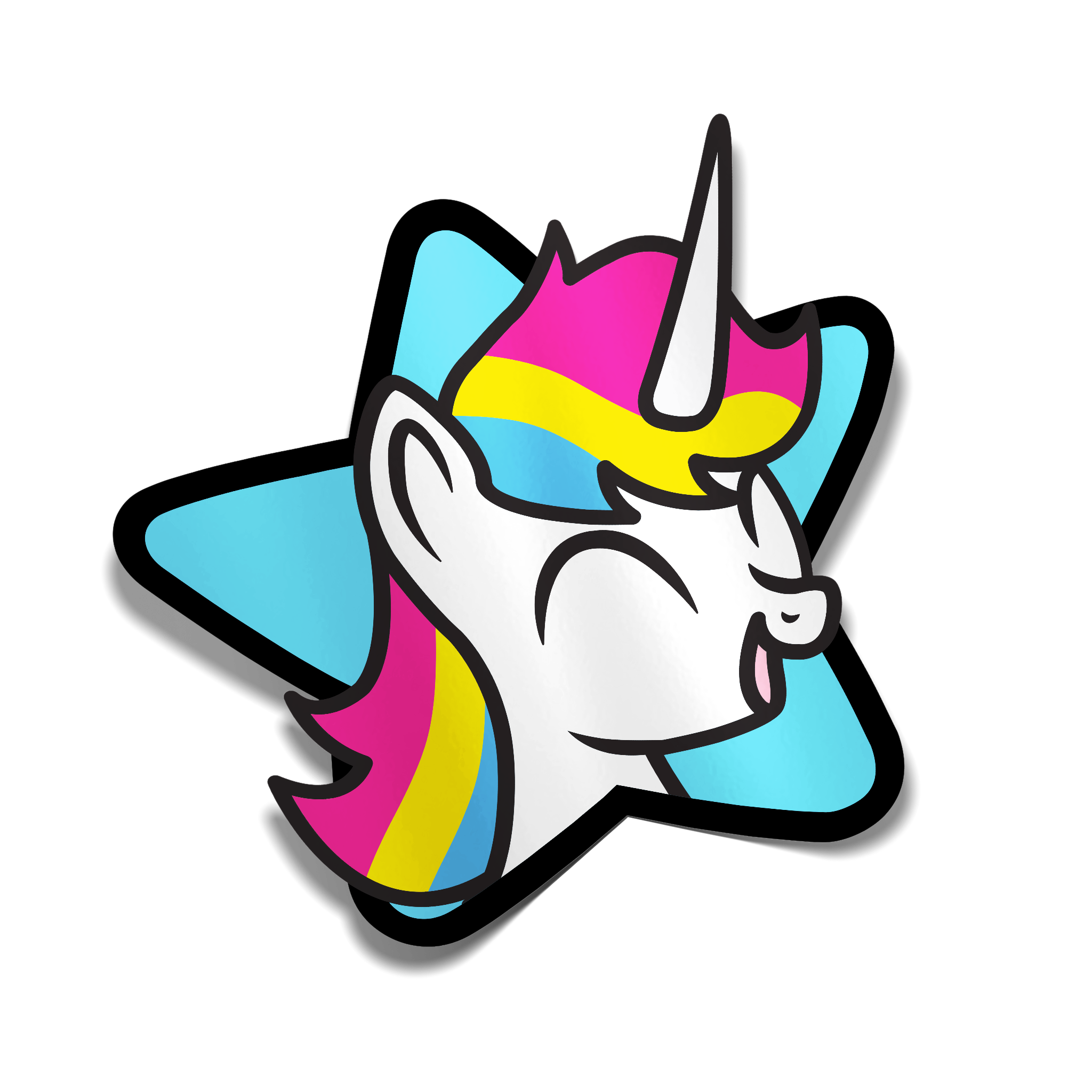 "Pansexual Pride Unicorn" Sticker