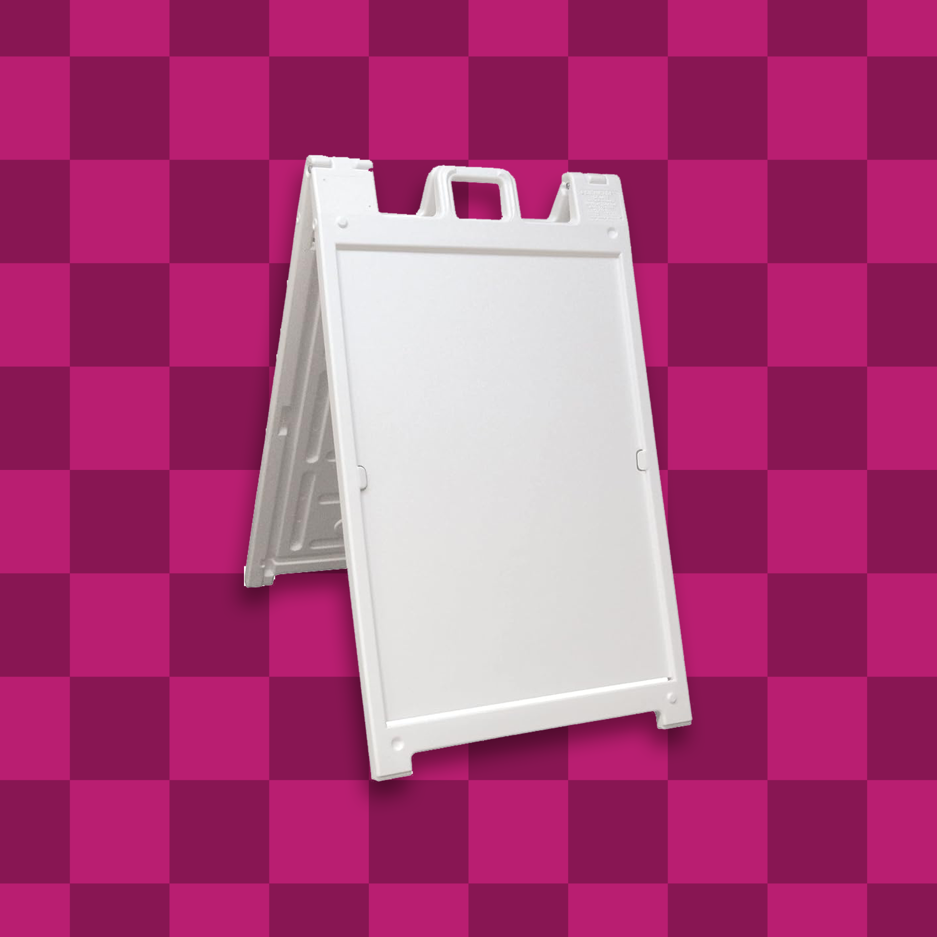 Custom Plastic A-Frame Sandwich Board