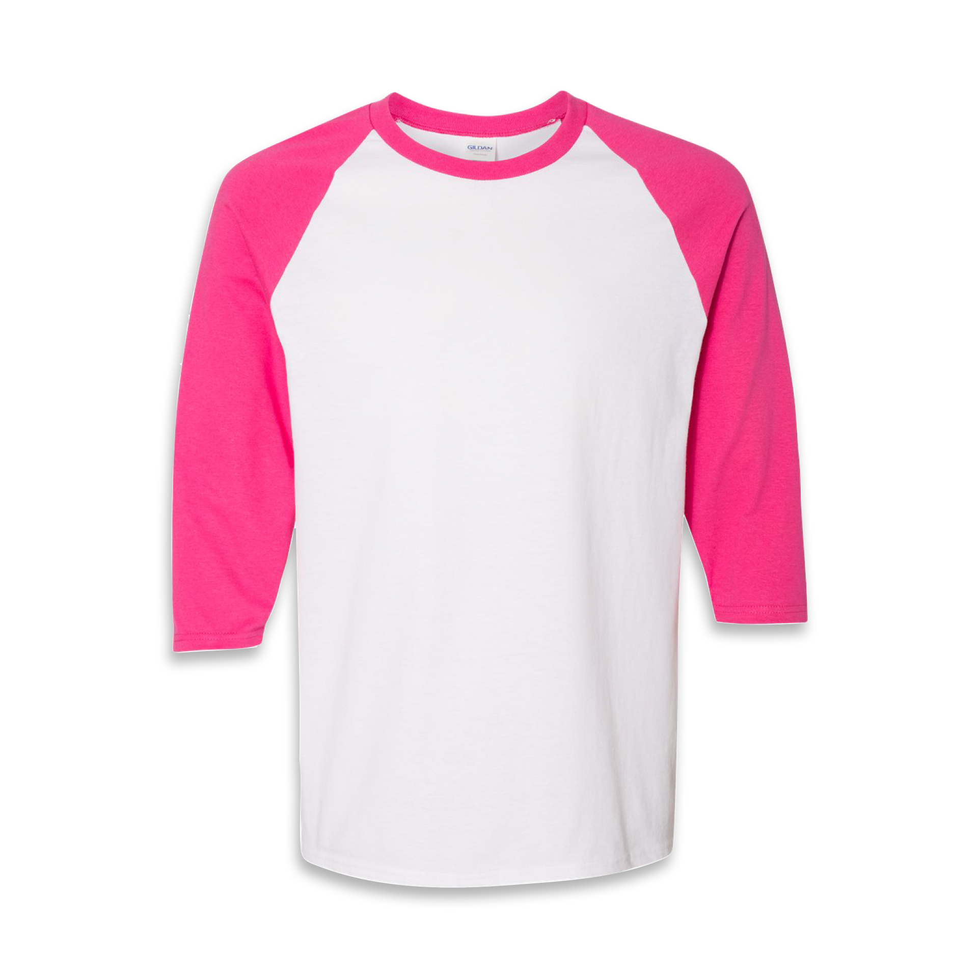 Custom Gildan - Heavy Cotton™ Raglan Three-Quarter Sleeve T-Shirt