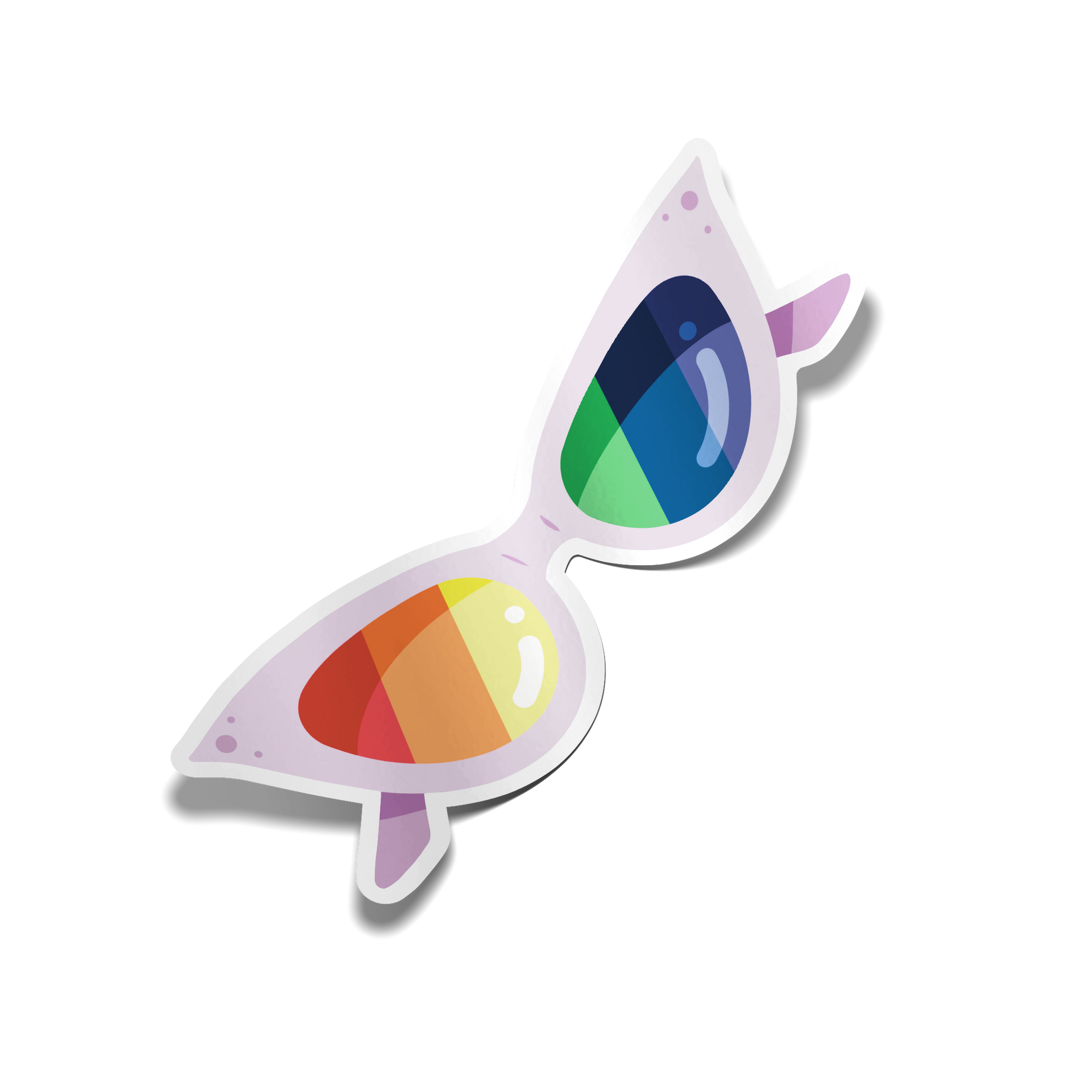 "Rainbow Sunnies" Sticker