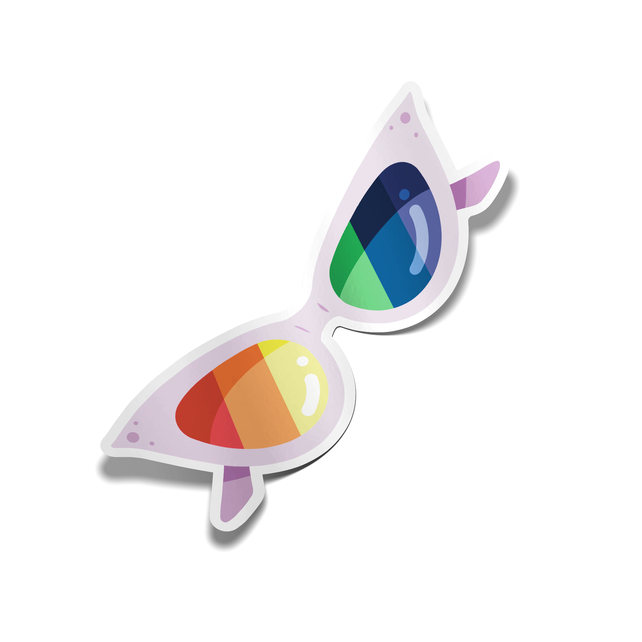 "Rainbow Sunnies" Sticker