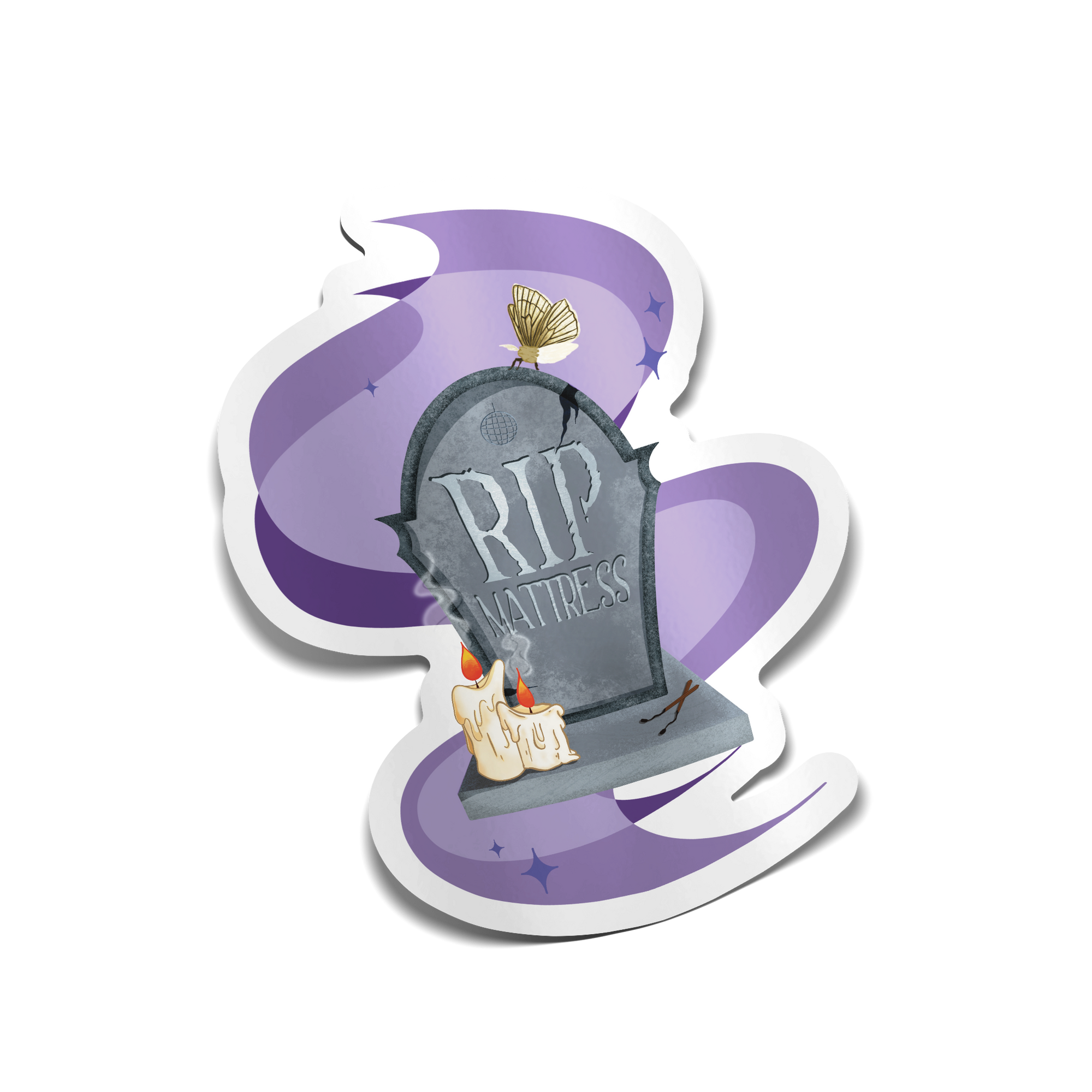 "R.I.P. Mattress" Sticker