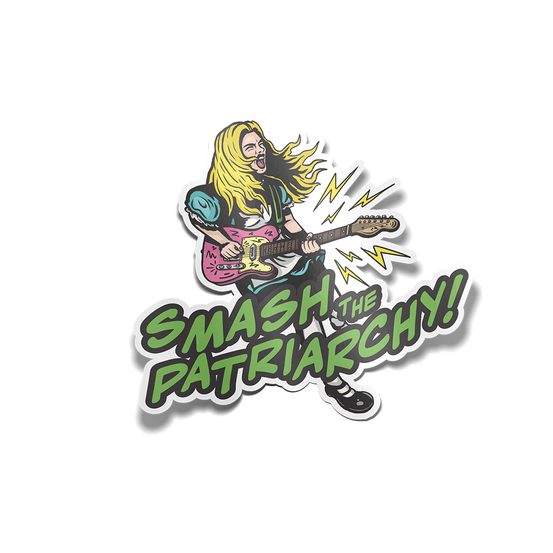 "Smash the Patriarchy" Alice Sticker