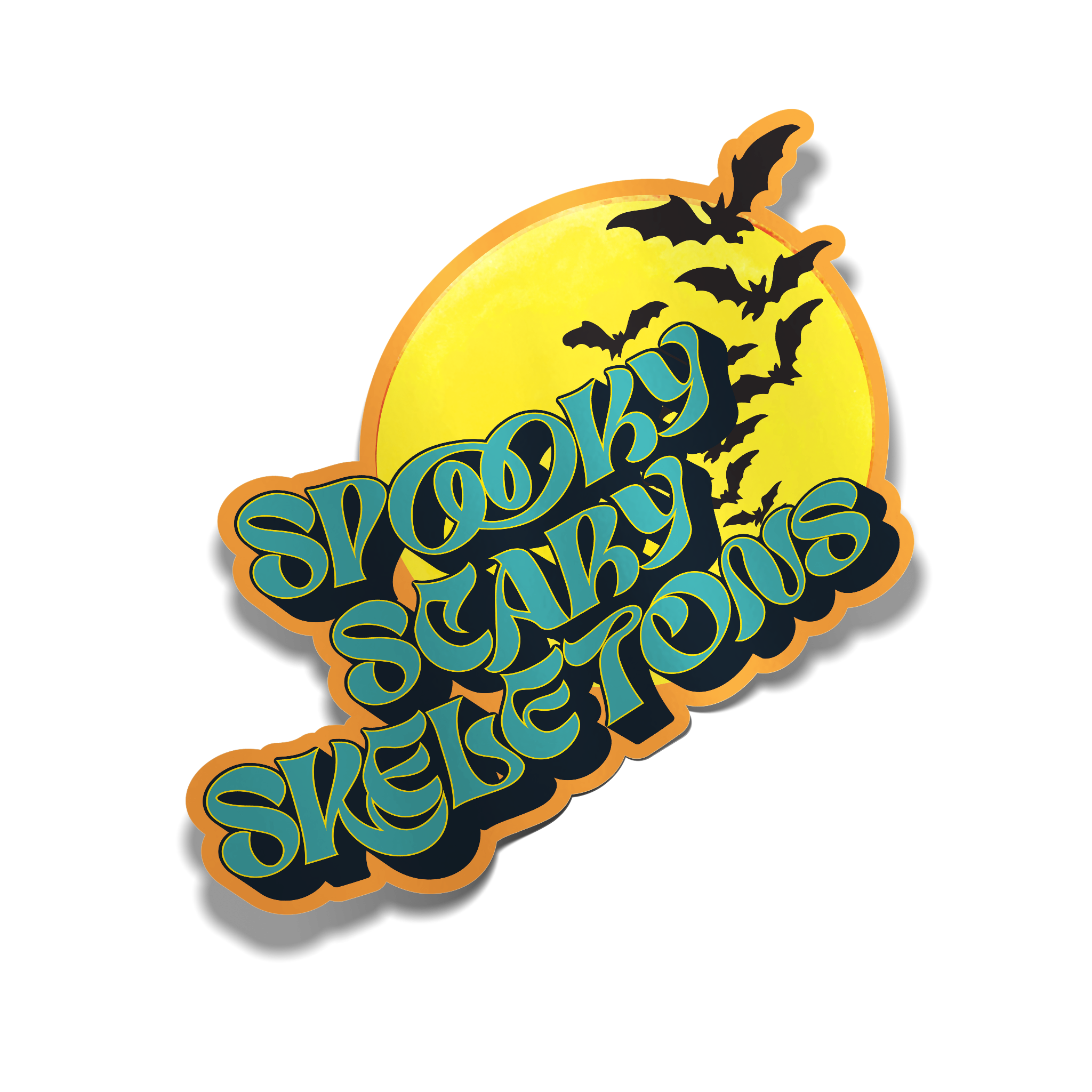 "Spooky Scary Skeletons" Sticker