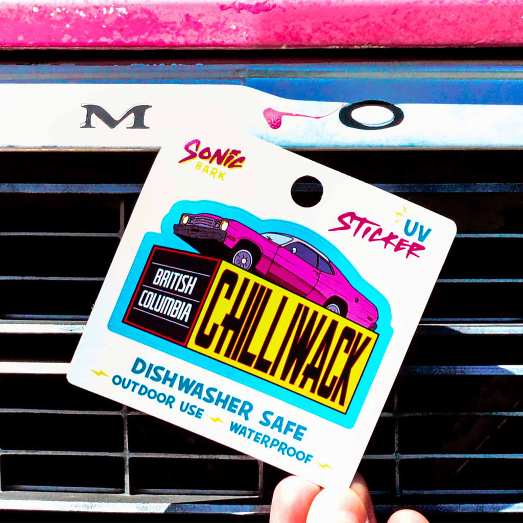 "Chillwack Pick-A-Part Pink Car" Sticker