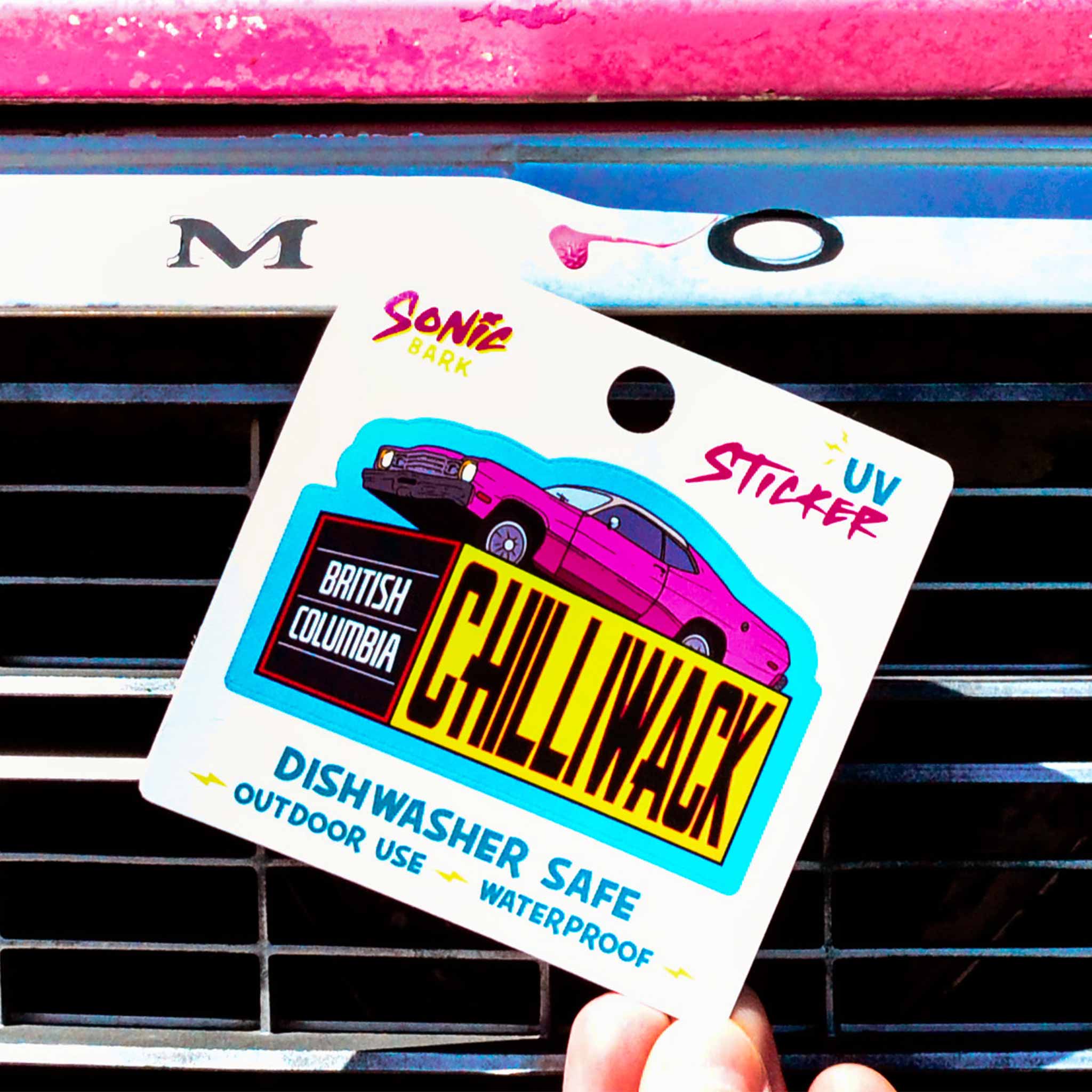 "Chillwack Pick-A-Part Pink Car" Sticker