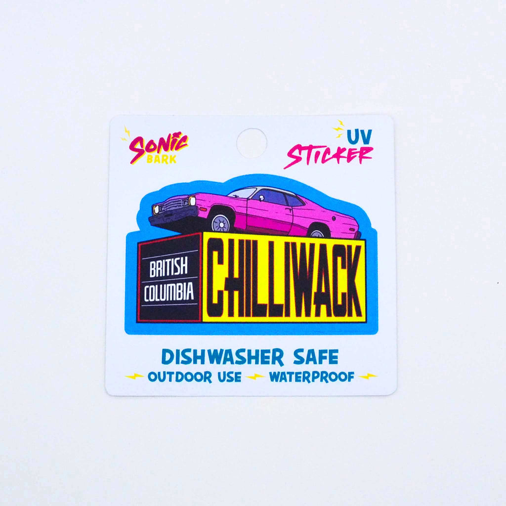 "Chillwack Pick-A-Part Pink Car" Sticker