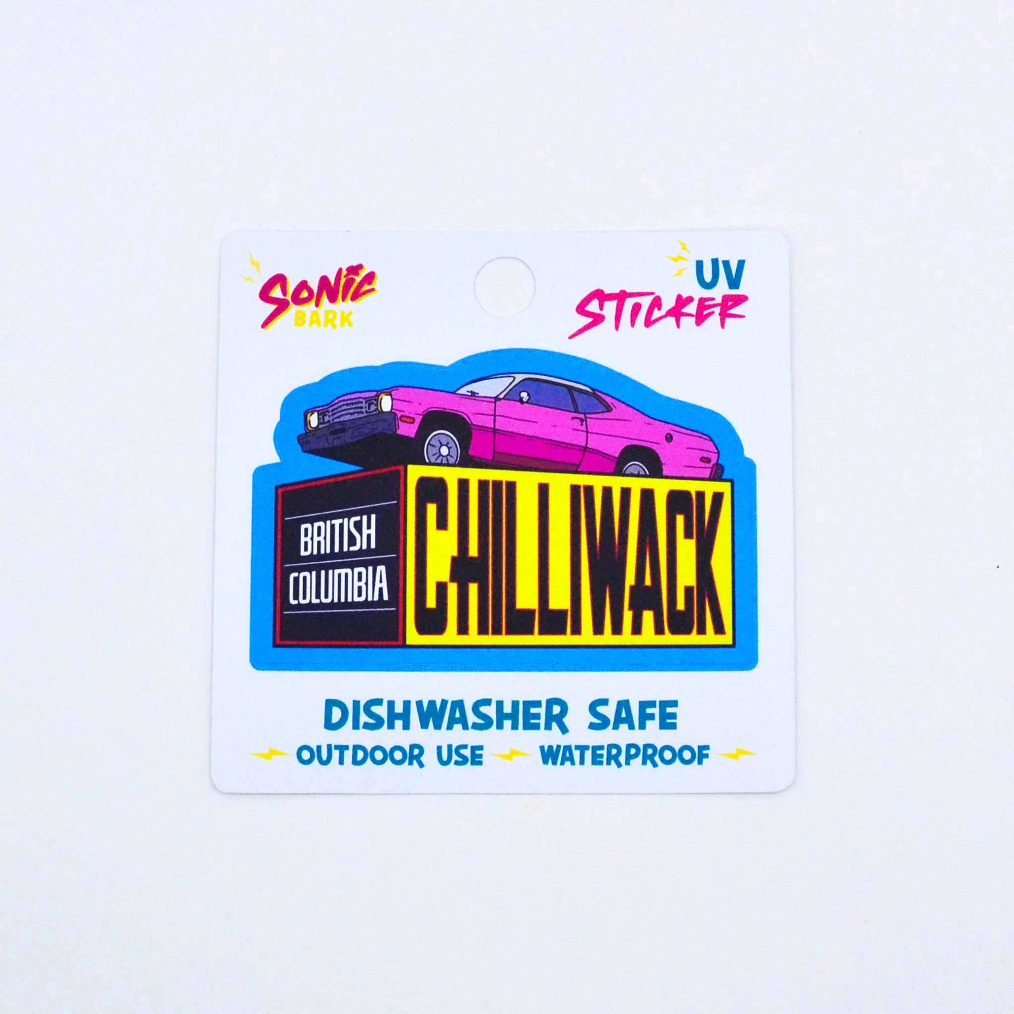 "Chillwack Pick-A-Part Pink Car" Sticker
