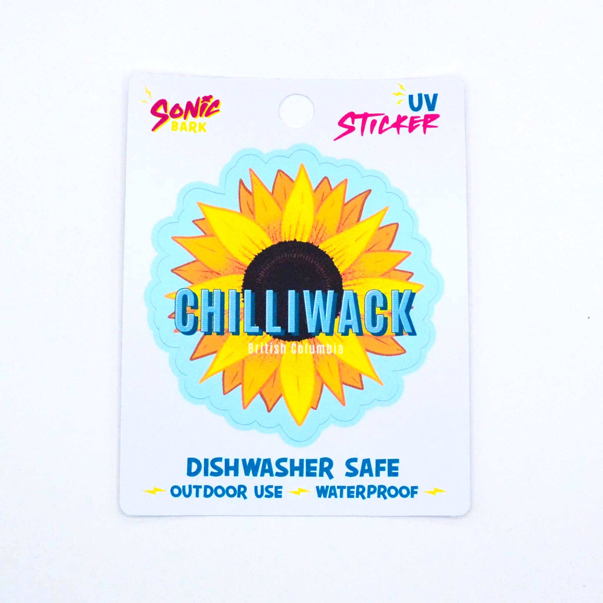 "Chilliwack" Sunflower Sticker