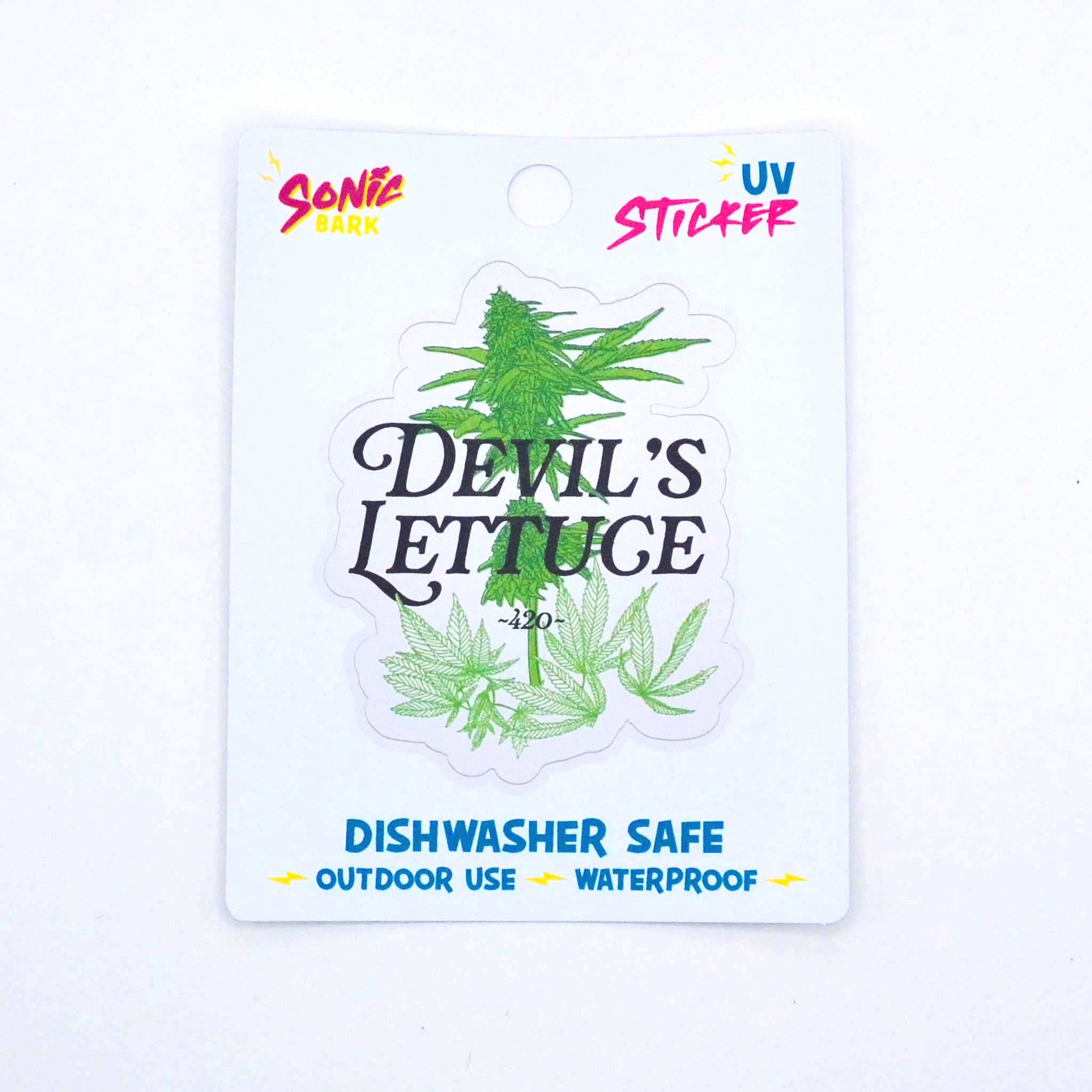 "Devils Lettuce" Sticker