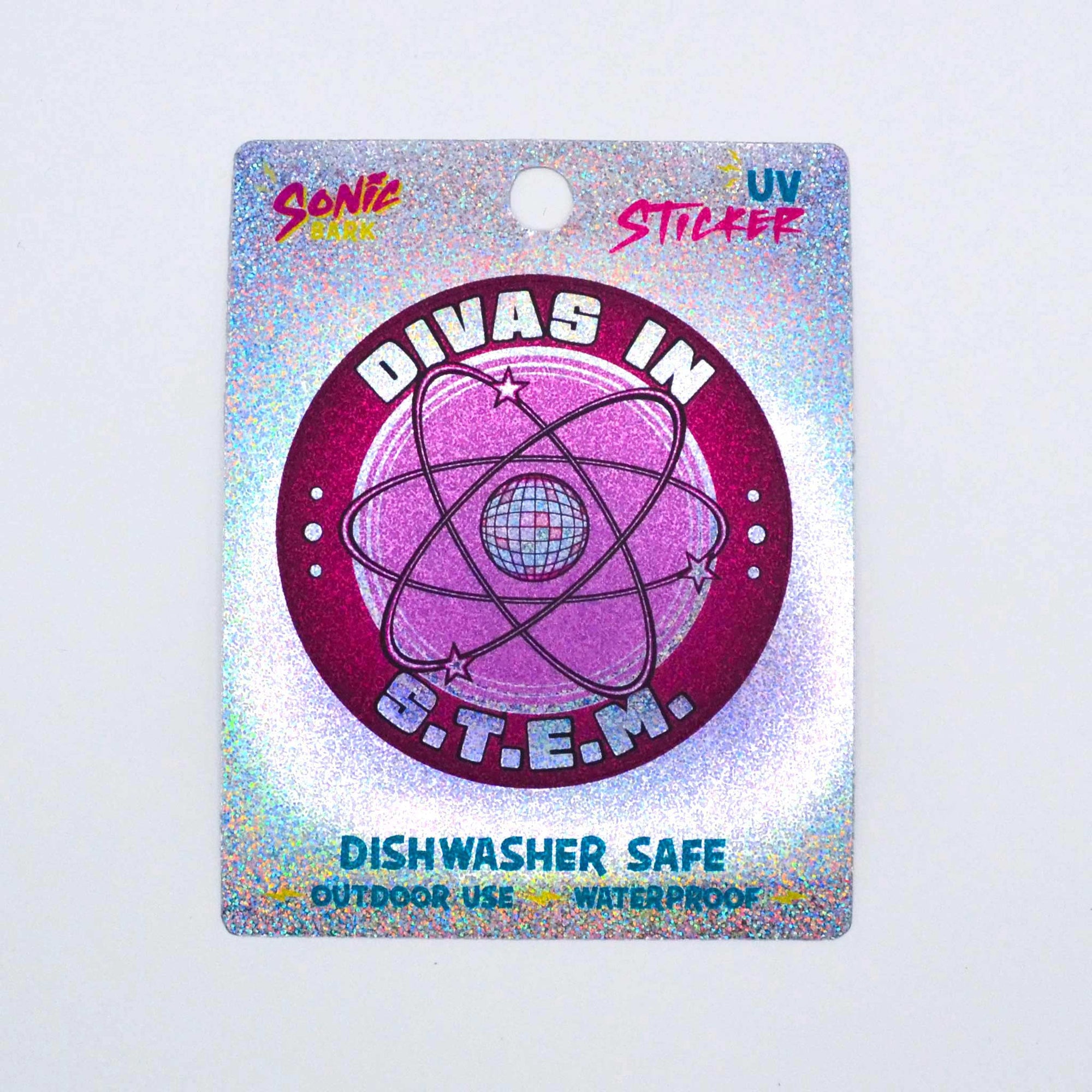 "Divas in Stem" Holographic Sticker