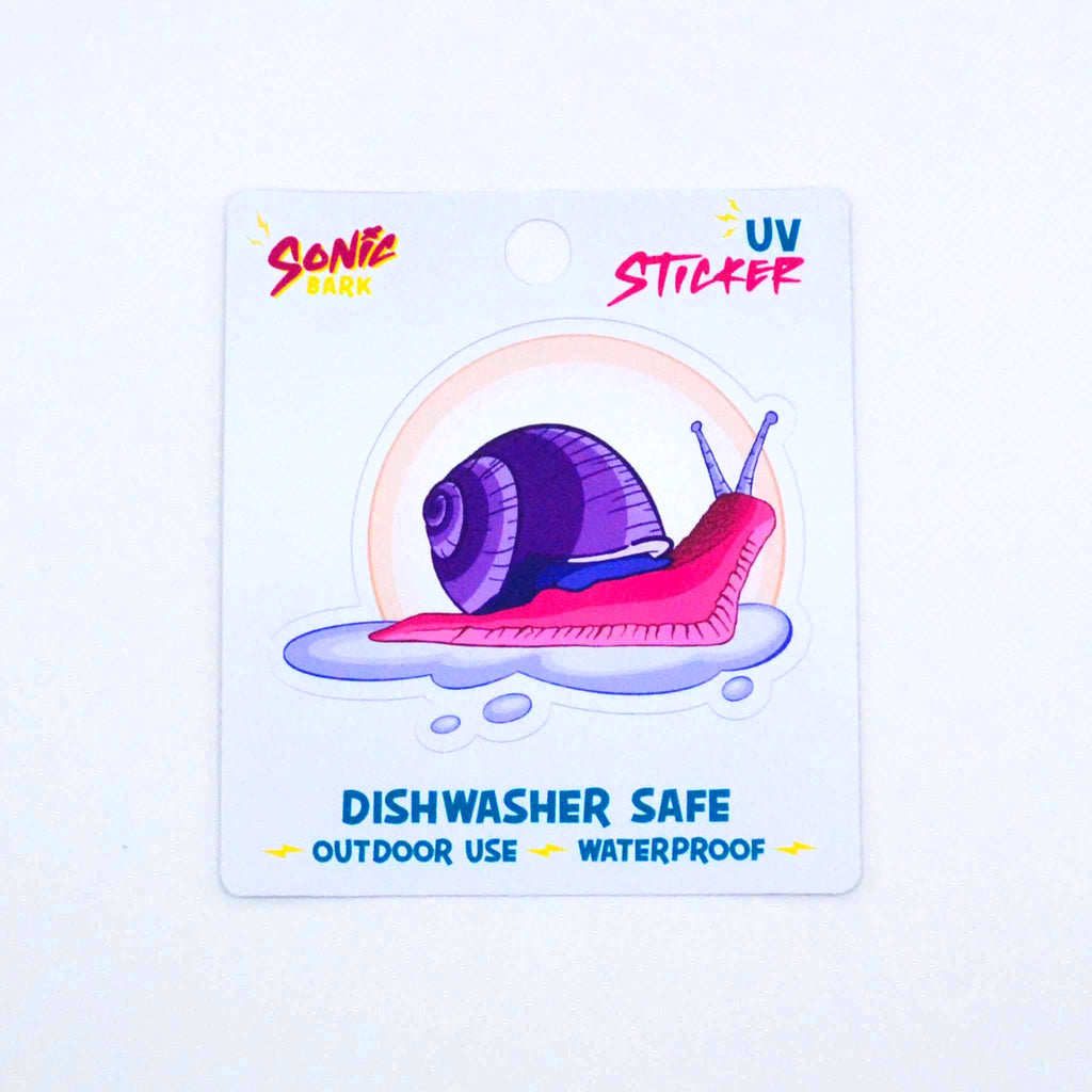"Bisexual Snail" Sticker