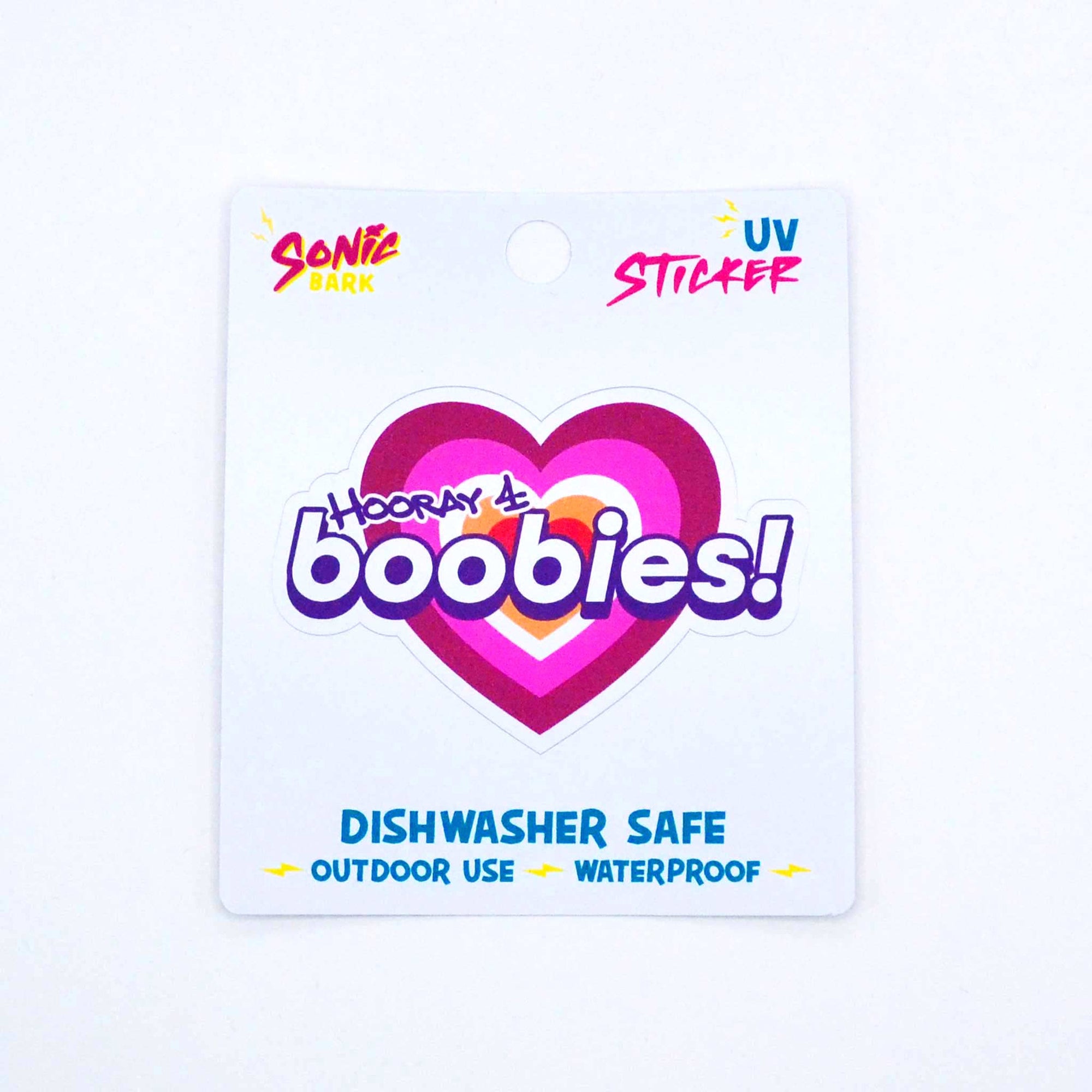 "Hooray 4 Boobies" Sticker
