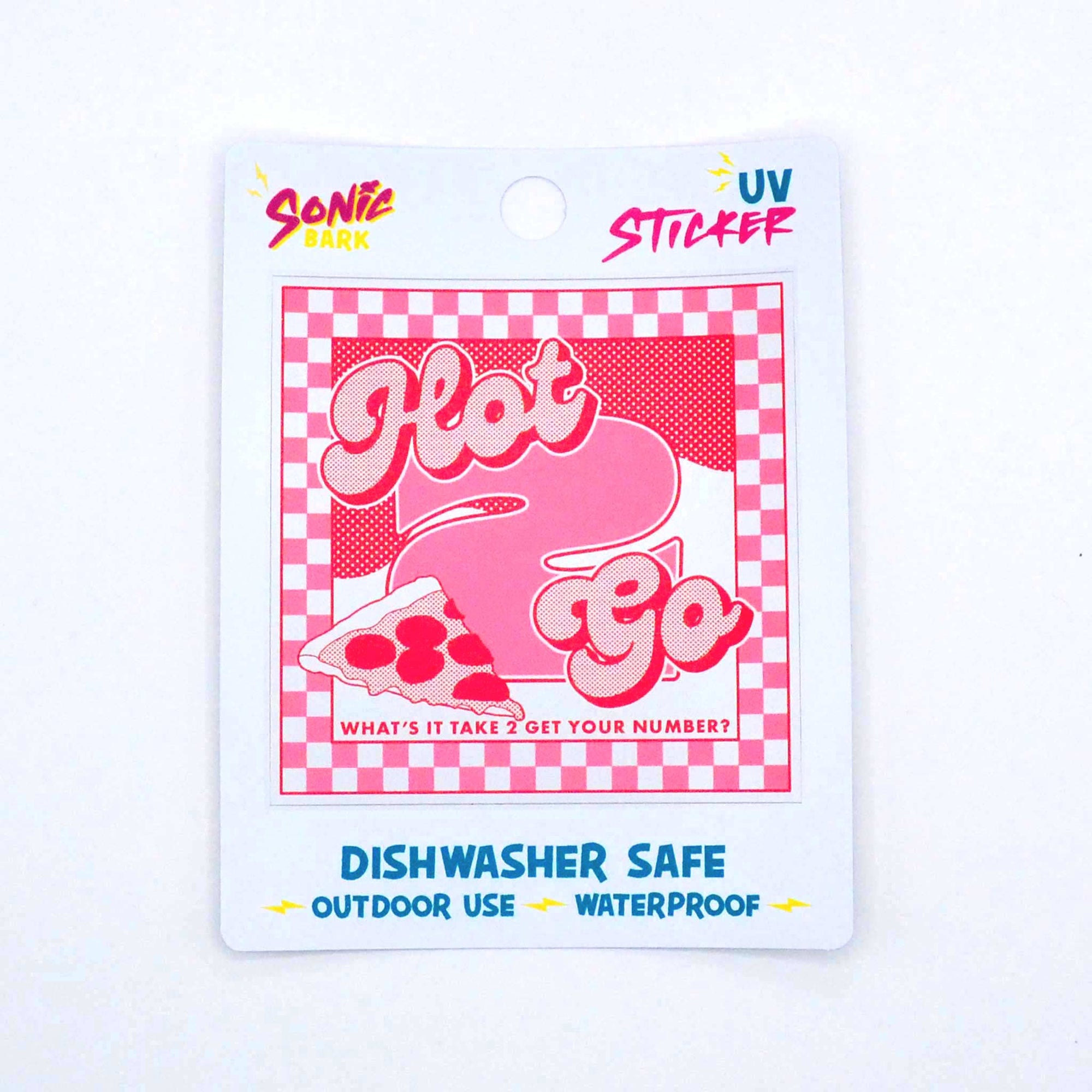 "Hot 2 Go" Sticker
