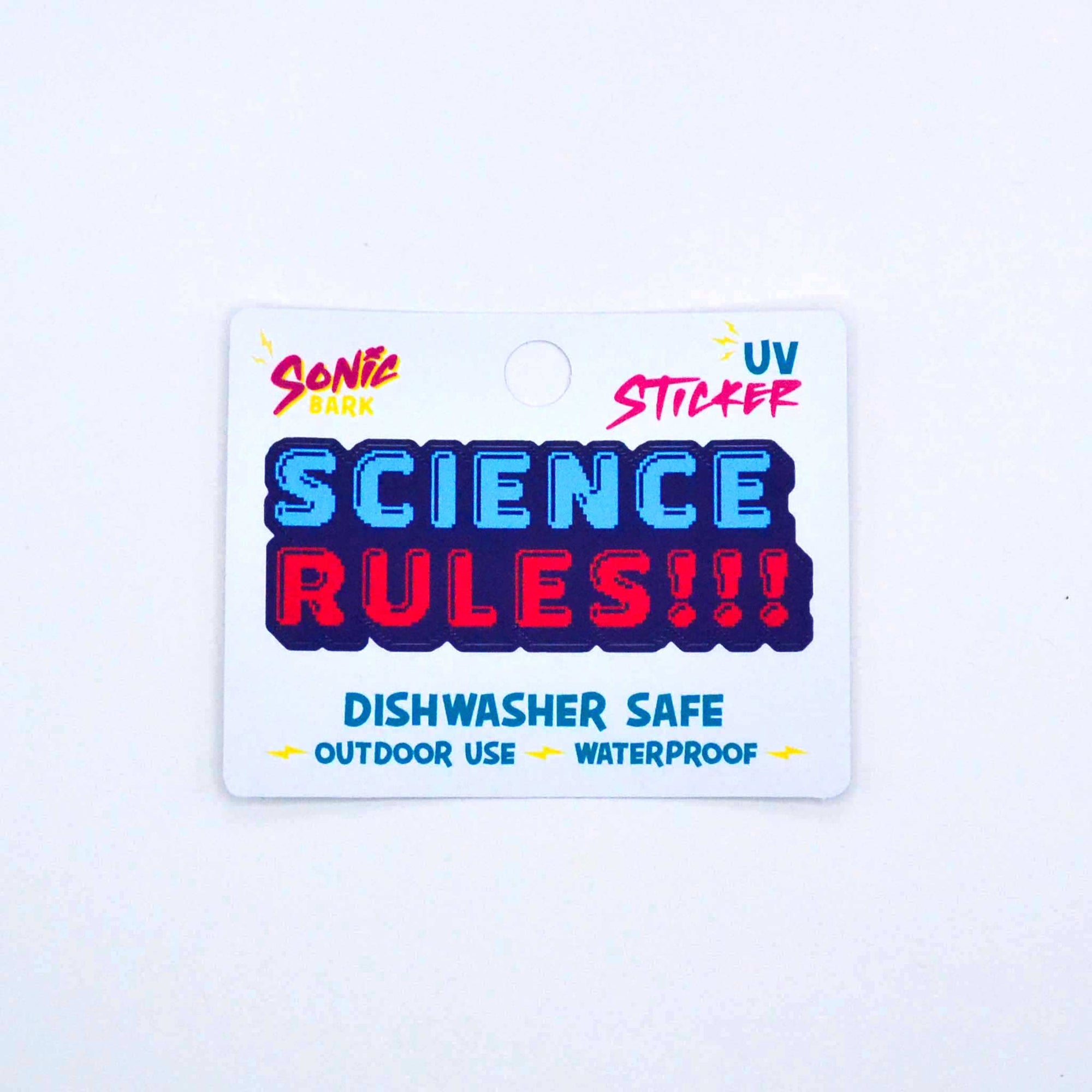 "Science Rules" Sticker