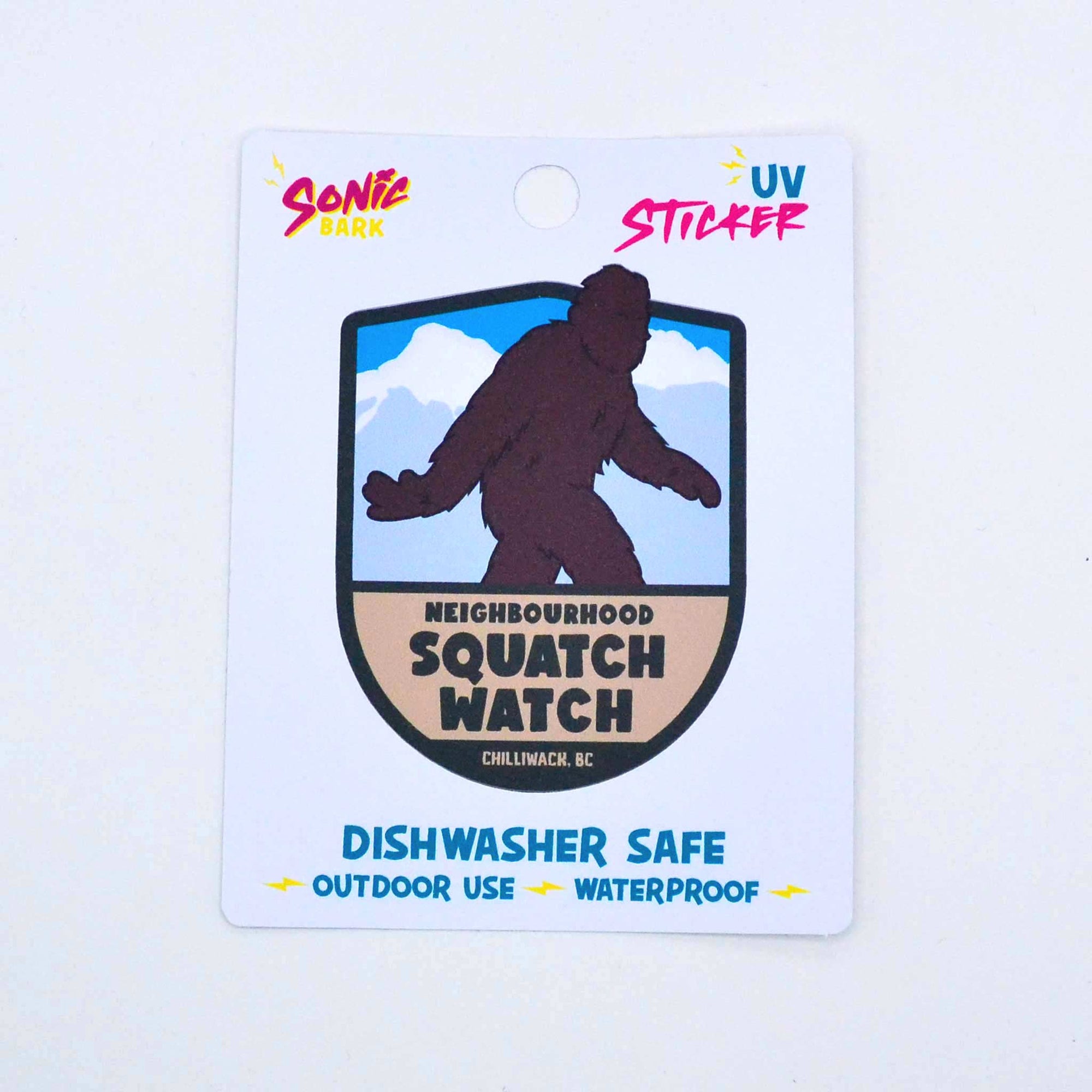 "Neighbourhood Squatch Watch Chilliwack, BC" Sticker