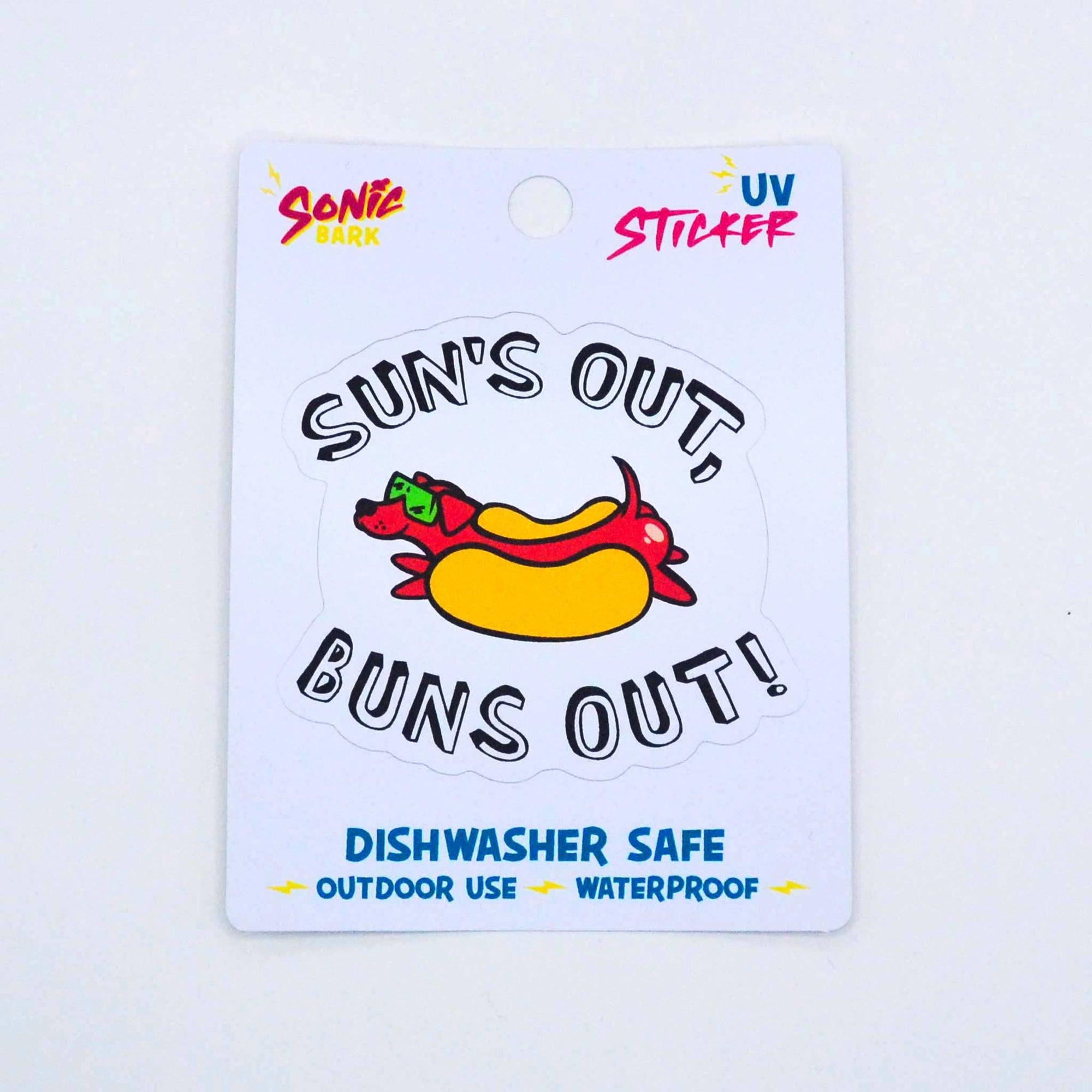"Sun's Out, Buns Out" Sticker