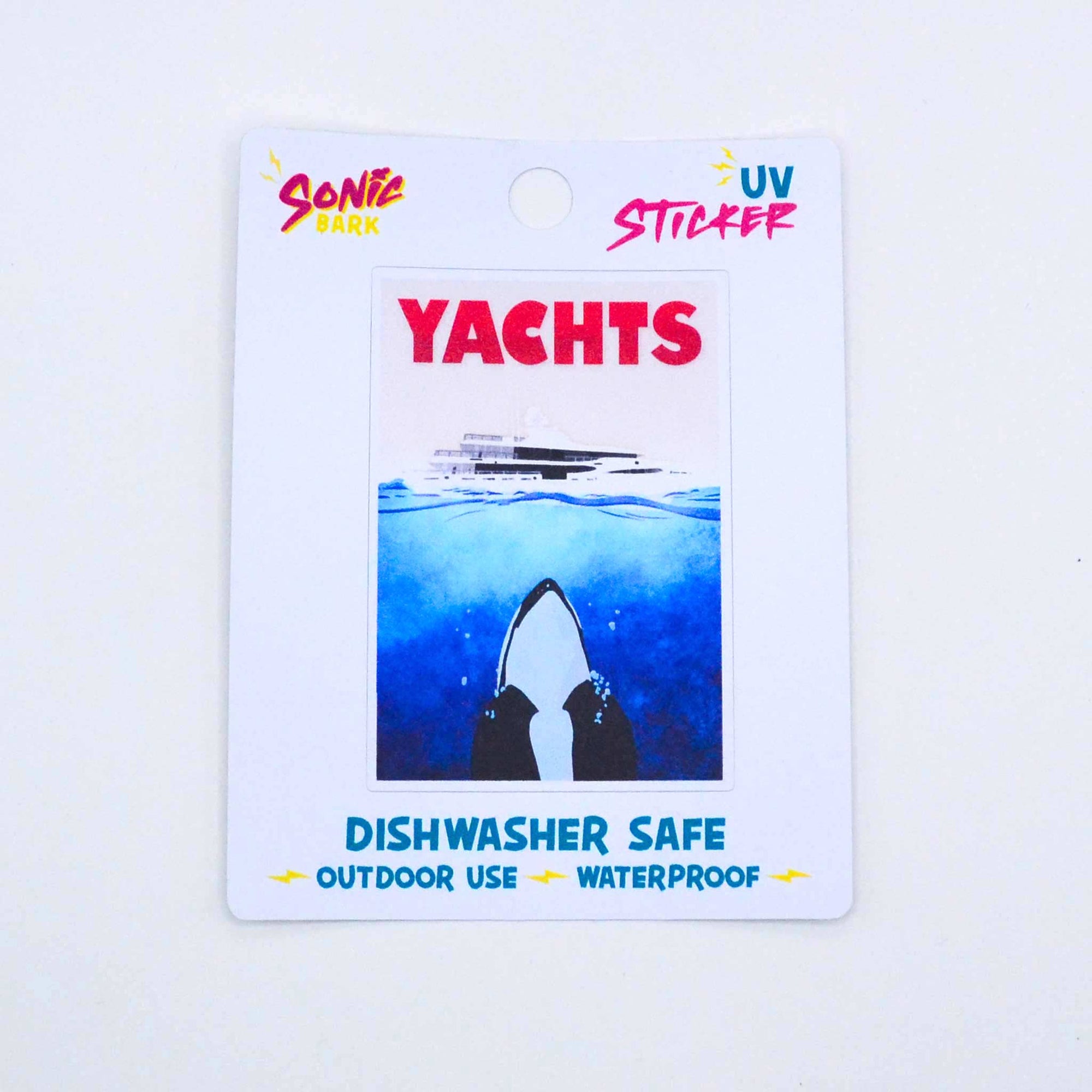 "YACHTS" Sticker