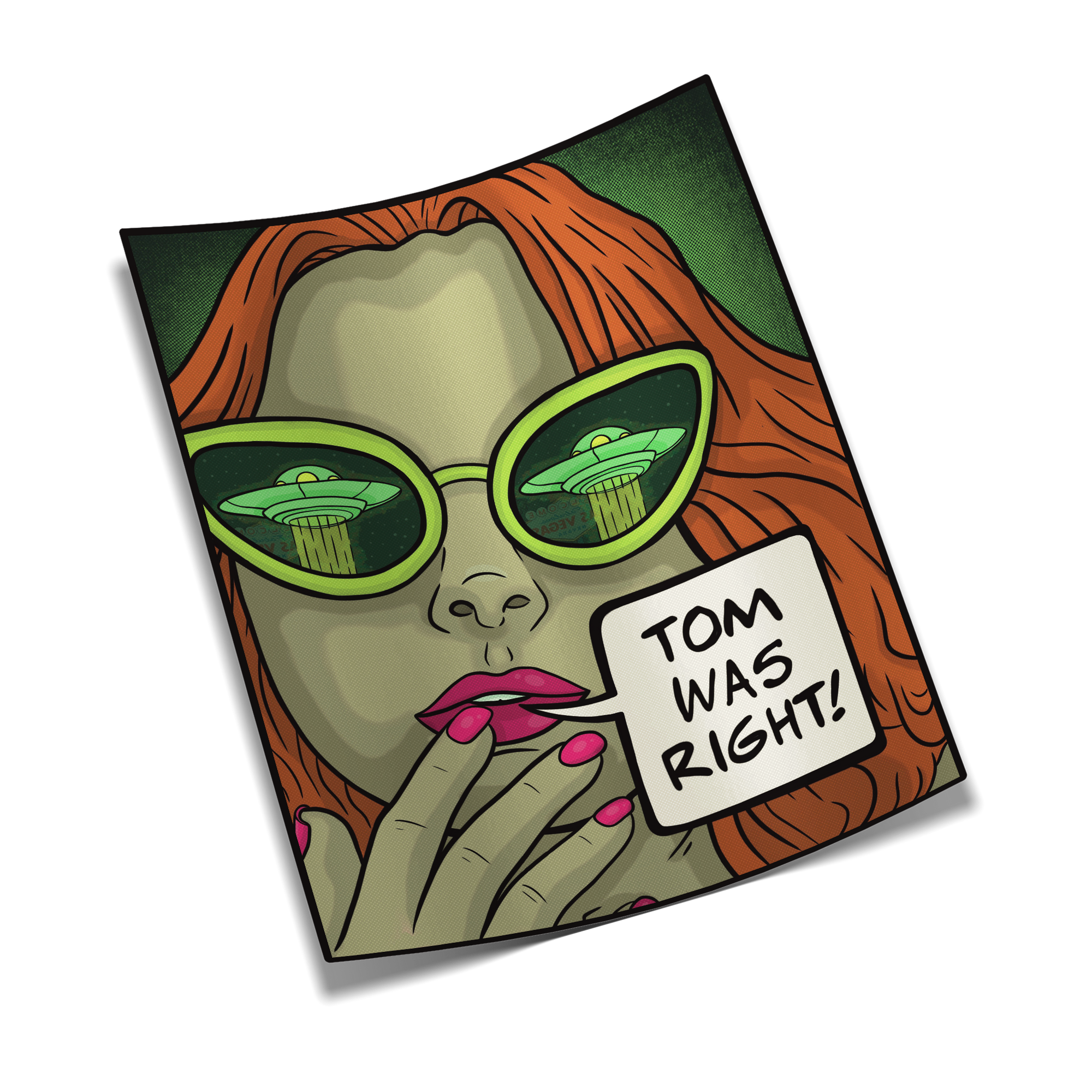 "Tom Was Right" Sticker