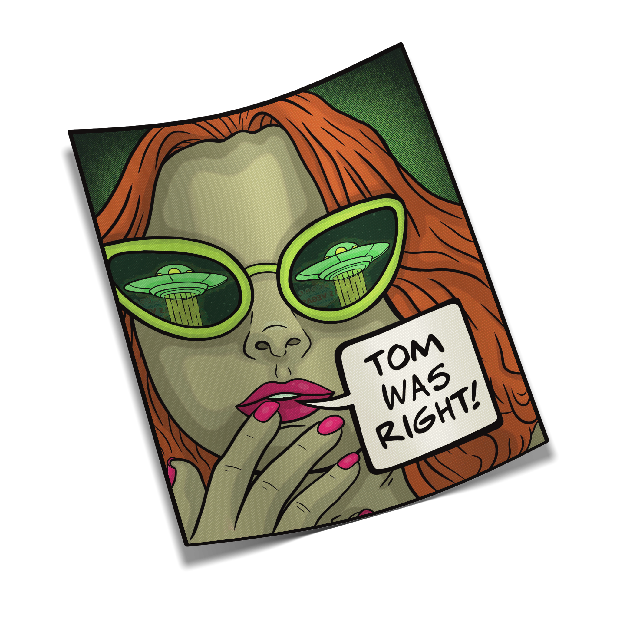 "Tom Was Right" Sticker
