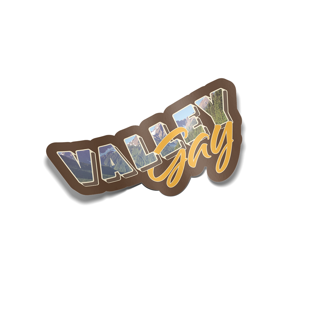 "Valley Gay" Sticker