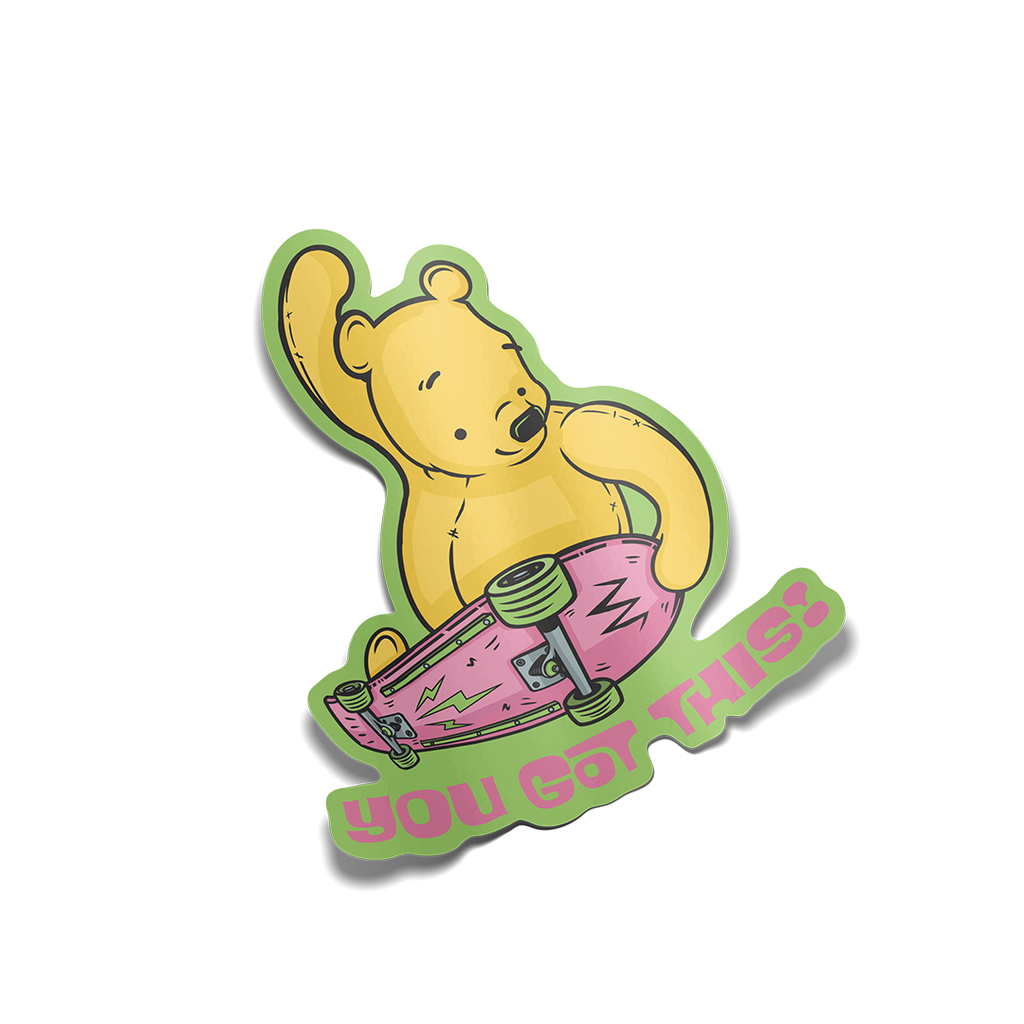 "You Got This!" Winnie the Pooh Sticker
