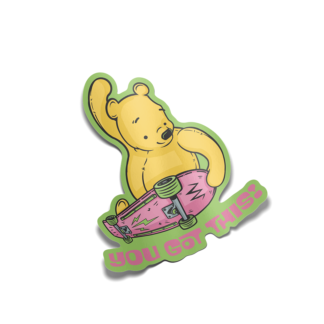 "You Got This!" Winnie the Pooh Sticker